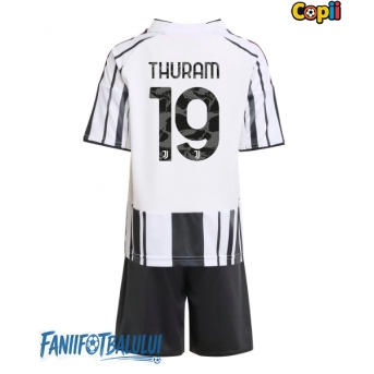 Juventus Khephren Thuram #19 Echipament de Fotbal Replică 2025-26 Copii Acasa (+ Șorturi)
